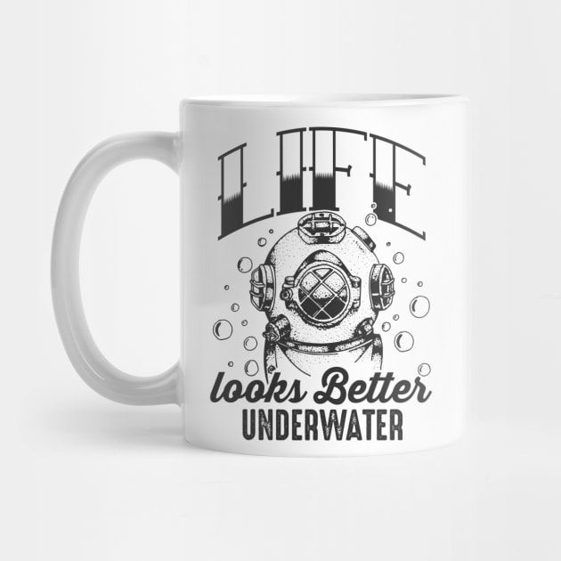 Life Looks Better Underwater by monolusi